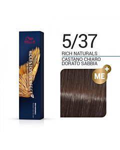 KOLESTON PERFECT ME+ Colorazione in Crema - 5/37 CASTANO CHIARO DORATO SABBIA - WELLA PROFESSIONALS - 60ml
