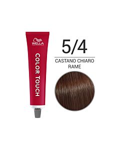 COLOR TOUCH Colorazione Tono su Tono Senza Ammoniaca - 5/4 Castano Chiaro Rame - WELLA Professional - 60ml
