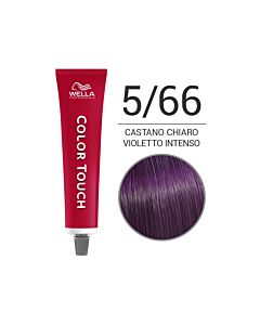 COLOR TOUCH Colorazione Tono su Tono Senza Ammoniaca - 5/66 Castano Chiaro Violetto Intenso - WELLA Professional - 60ml