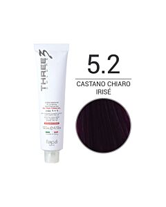 THREE COLORE - Colorazione in Crema - 5.2 - Castano Chairo Irisè - Speciale - FAIPA - 120ml