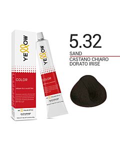 YELLOW COLOR Colorazione in Crema - 5.32 CASTANO CHIARO DORATO IRISE’ - ALFAPARF - 100ml