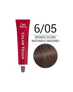 COLOR TOUCH Colorazione Tono su Tono Senza Ammoniaca - 6/05 Biondo Scuro Naturale Mogano - WELLA Professional - 60ml