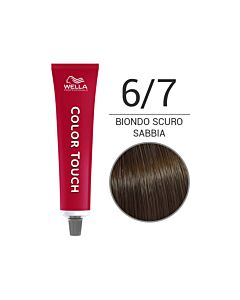 COLOR TOUCH Colorazione Tono su Tono Senza Ammoniaca - 6/7 Biondo Scuro Sabbia - WELLA Professional - 60ml