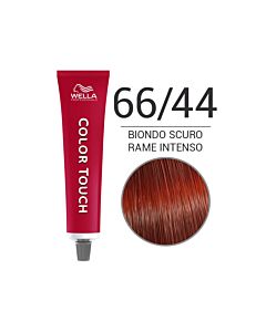 COLOR TOUCH Colorazione Tono su Tono Senza Ammoniaca - 66/44 Biondo Scuro Rame Intenso - WELLA Professional - 60ml