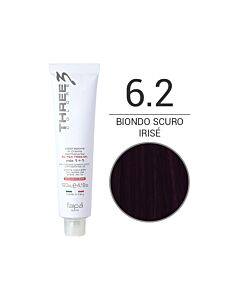 THREE COLORE - Colorazione in Crema - 6.2 - Biondo Scuro Irisè - Speciale - FAIPA - 120ml