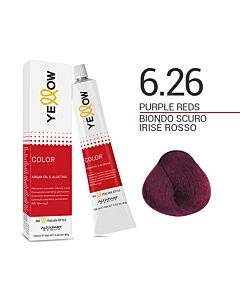 YELLOW COLOR Colorazione in Crema - 6.26 BIONDO SCURO IRISE’ ROSSO - ALFAPARF - 100ml