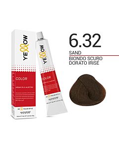 YELLOW COLOR Colorazione in Crema - 6.32 BIONDO SCURO DORATO IRISE’ - ALFAPARF - 100ml