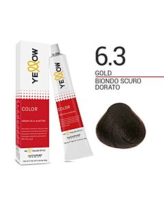 YELLOW COLOR Colorazione in Crema - 6.3 BIONDO SCURO DORATO - ALFAPARF - 100ml