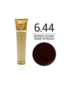 COLOR LUX Colorazione in Crema - 6.44 BIONDO SCURO RAME INTENSO - DESIGN LOOK - 100ml