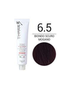 THREE COLORE - Colorazione in Crema - 6.5 - Castano Scuro Mogano - Rosso - FAIPA - 120ml