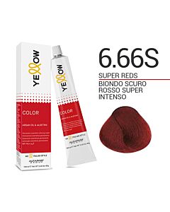 YELLOW COLOR Colorazione in Crema - 6.66S BIONDO SCURO ROSSO SUPER INTENSO - ALFAPARF - 100ml