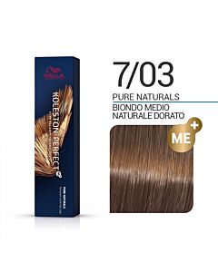 KOLESTON PERFECT ME+ Colorazione in Crema - 7/03 BIONDO MEDIO NATURALE DORATO - WELLA PROFESSIONALS - 60ml