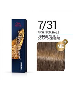 KOLESTON PERFECT ME+ Colorazione in Crema - 7/31 BIONDO MEDIO DORATO CENERE - WELLA PROFESSIONALS - 60ml