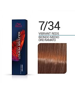KOLESTON PERFECT ME+ Colorazione in Crema - 7/34 BIONDO MEDIO ORO RAMATO - WELLA PROFESSIONALS - 60ml