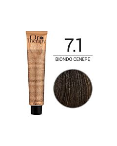 COLOR KERATIN ORO THERAPY Colorazione in Crema senza Ammoniaca 7,1 BIONDO CENERE - FANOLA - 100ml
