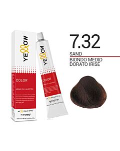 YELLOW COLOR Colorazione in Crema - 7.32 BIONDO MEDIO DORATO IRISE’ - ALFAPARF - 100ml