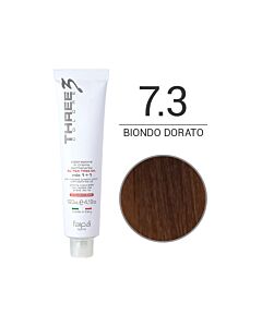 THREE COLORE - Colorazione in Crema - 7.3 - Biondo Dorato - Cenere & Dorato - FAIPA - 120ml