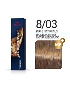 KOLESTON PERFECT ME+ Colorazione in Crema - 8/03 BIONDO CHIARO NATURALE DORATO - WELLA PROFESSIONALS - 60ml