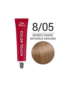 COLOR TOUCH Colorazione Tono su Tono Senza Ammoniaca - 8/05 Biondo Chiaro Naturale Mogano - WELLA Professional - 60ml