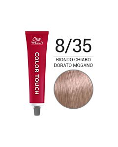 COLOR TOUCH Colorazione Tono su Tono Senza Ammoniaca - 8/35 Biondo Chiaro Dorato Mogano - WELLA Professional - 60ml