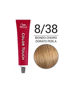 COLOR TOUCH Colorazione Tono su Tono Senza Ammoniaca - 8/38 Biondo Chiaro Dorato Perla - WELLA Professional - 60ml