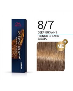 KOLESTON PERFECT ME+ Colorazione in Crema - 8/7 BIONDO CHIARO SABBIA - WELLA PROFESSIONALS - 60ml