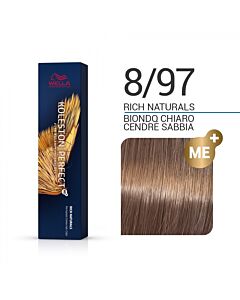 KOLESTON PERFECT ME+ Colorazione in Crema - 8/97 BIONDO CHIARO CENDRÉ SABBIA - WELLA PROFESSIONALS - 60ml