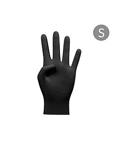 NITRILO EXTREME LITE - Guanti in Nitrile Nero - Non Talcati - CUATROGASA - Misura S - Conf. 100pz.