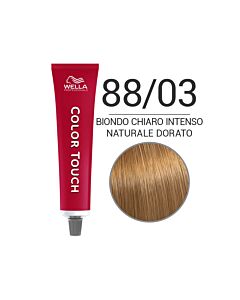 COLOR TOUCH PLUS Colorazione Tono su Tono - 88/03 Biondo Chiaro Intenso Naturale Dorato - WELLA Professional - 60ml