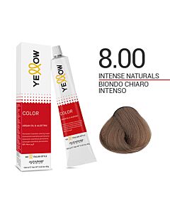 YELLOW COLOR Colorazione in Crema - 8.00 BIONDO CHIARO INTENSO - ALFAPARF - 100ml