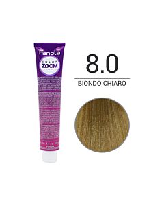 COLOR ZOOM 10 MINUTI - Colorazione in Crema - 8.0 - FANOLA - 100ml