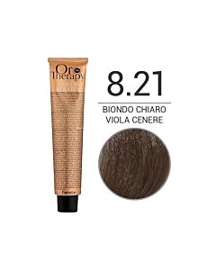 COLOR KERATIN ORO THERAPY Colorazione in Crema senza Ammoniaca 8,21 BIONDO CHIARO VIOLA CENERE - FANOLA - 100ml