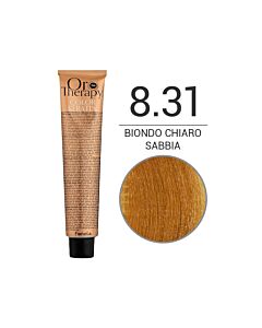 COLOR KERATIN ORO THERAPY Colorazione in Crema senza Ammoniaca 8,31 BIONDO CHIARO SABBIA - FANOLA - 100 ml