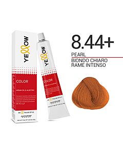 YELLOW COLOR Colorazione in Crema - 8.44+ BIONDO CHIARO RAME INTENSO - ALFAPARF - 100ml