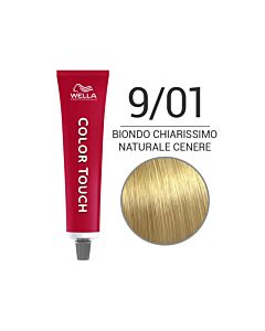 COLOR TOUCH Colorazione Tono su Tono Senza Ammoniaca - 9/01 Biondo Chiarissimo Naturale Cenere - WELLA Professional - 60ml