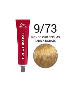 COLOR TOUCH Colorazione Tono su Tono Senza Ammoniaca - 9/73 Biondo Chiarissimo Sabbia Dorato - WELLA Professional - 60ml