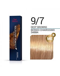 KOLESTON PERFECT ME+ Colorazione in Crema - 9/7 BIONDO CHIARISSIMO SABBIA - WELLA PROFESSIONALS - 60ml
