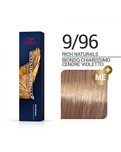 KOLESTON PERFECT ME+ Colorazione in Crema - 9/96 BIONDO CHIARISSIMO CENDRÉ VIOLETTO - WELLA PROFESSIONALS - 60ml