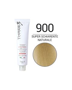 THREE COLORE - Colorazione in Crema - 900 - Super Schiarente Naturale - Naturale - FAIPA - 120ml