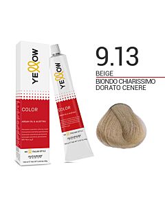 YELLOW COLOR Colorazione in Crema - 9.13 BIONDO CHIARISSIMO CENERE DORATO - ALFAPARF - 100ml