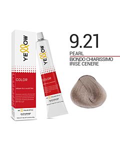 YELLOW COLOR Colorazione in Crema - 9.21 BIONDO CHIARISSIMO IRISE’ CENERE - ALFAPARF - 100ml