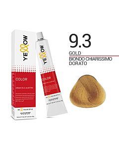 YELLOW COLOR Colorazione in Crema - 9.3 BIONDO CHIARISSIMO DORATO - ALFAPARF - 100ml