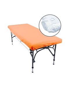 Coprilettino in TNT con Elastico - ARANCIONE - 80cm x 220cm