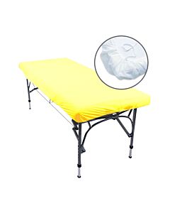 Coprilettino in TNT con Elastico - GIALLO - 80cm x 220cm