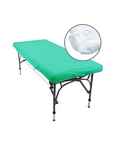 Coprilettino in TNT con Elastico - VERDE - 80cm x 220cm