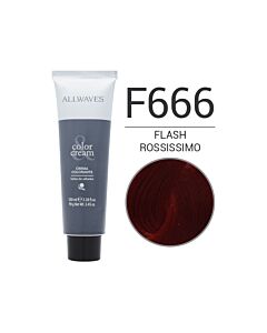 COLOR CREME ALLWAVES Colorazione in Crema F 666 FLASH ROSSISSIMO - ALLWAVES - 100 ml